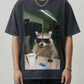 Laundromat Raccoon T-Shirt