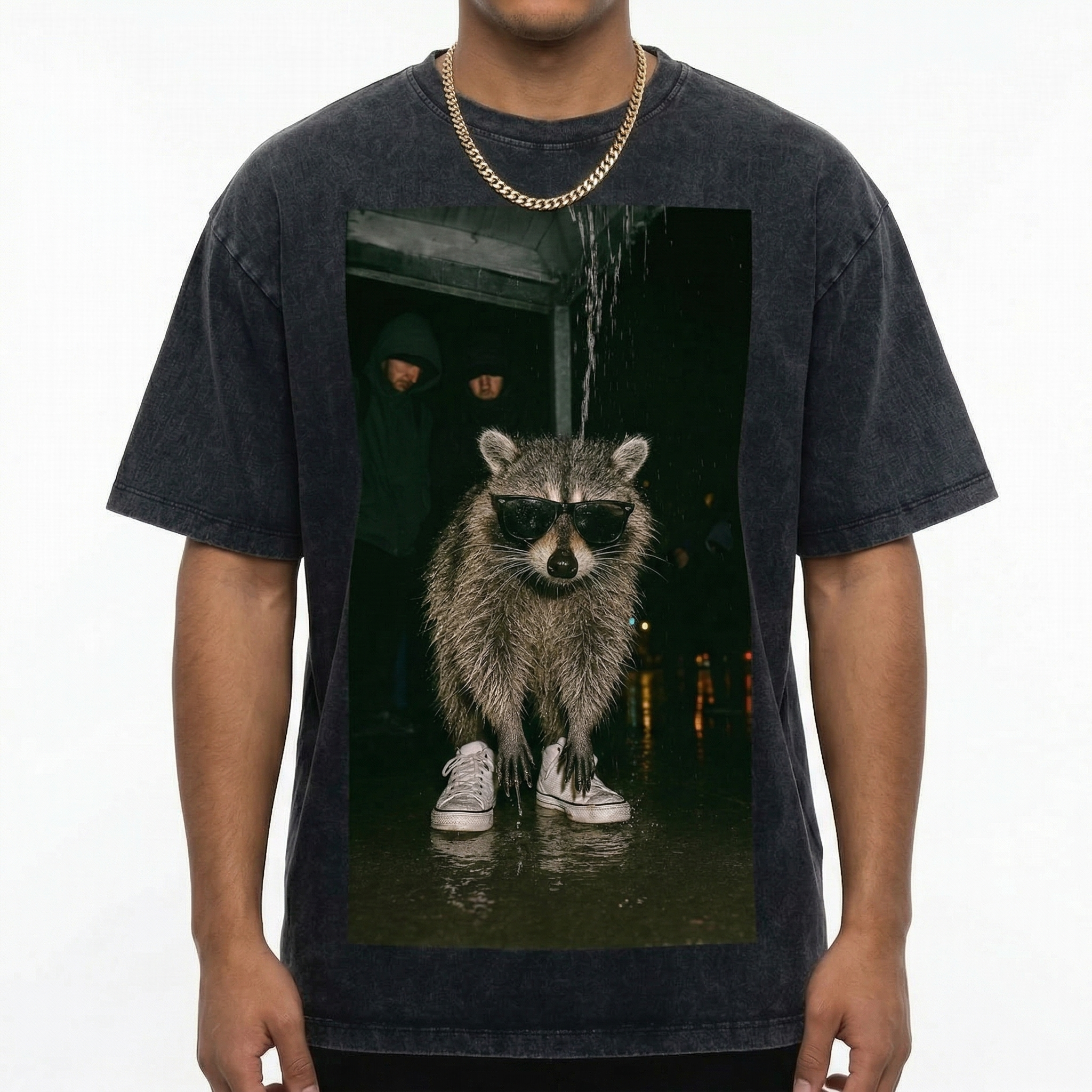 Rain Sneakers Raccoon T-Shirt