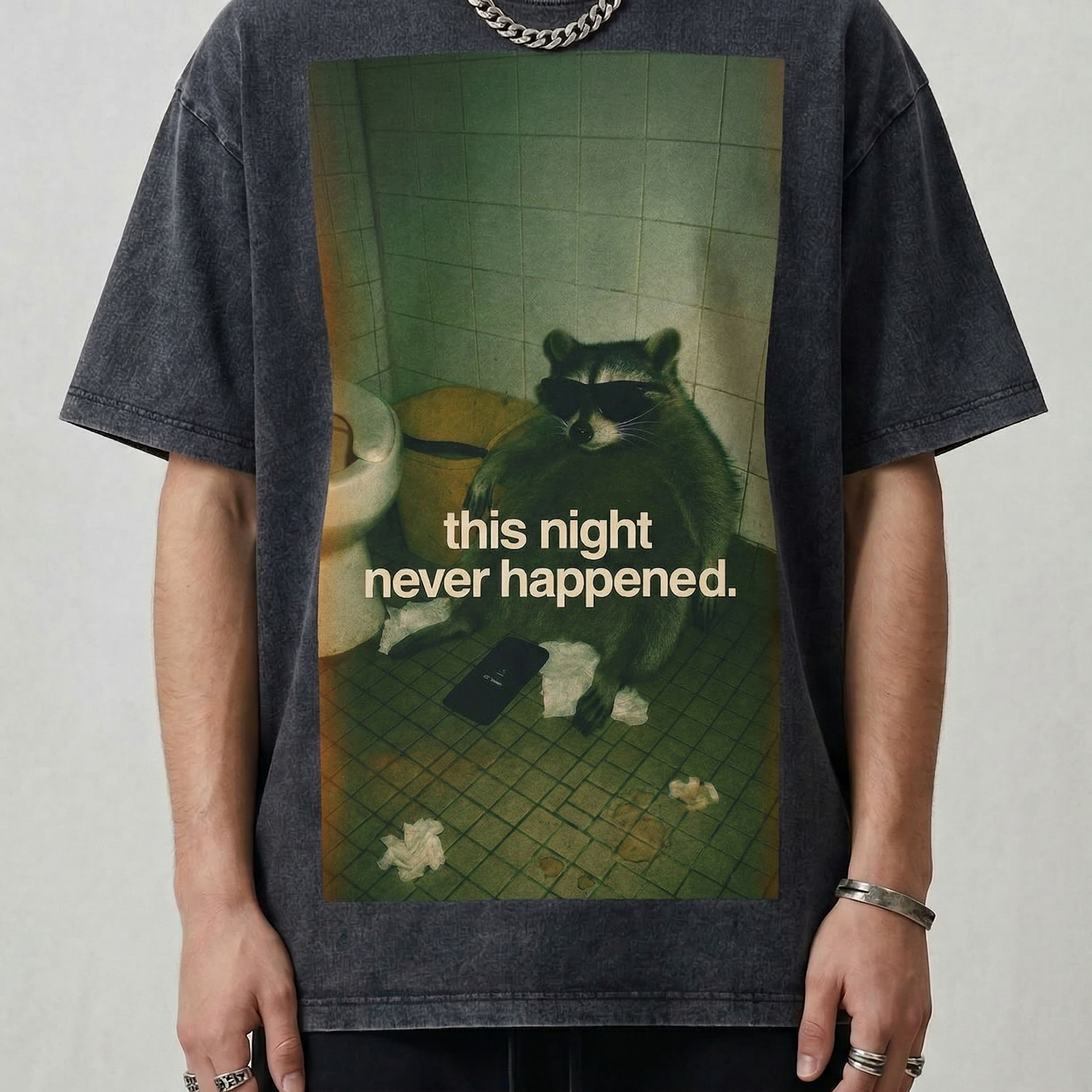 This Night Never Happened Raccoon T-Shirt